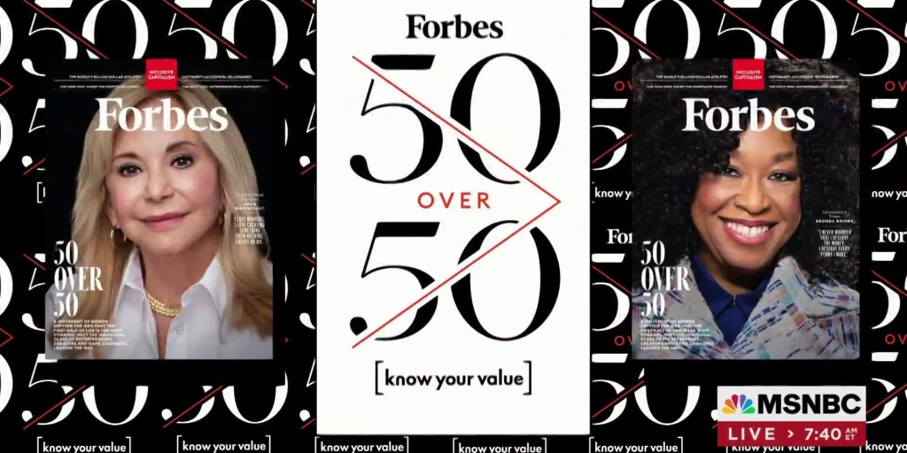 Forbes and Know Your Value launch inaugural 50 Over 50 list - Vimarsana News