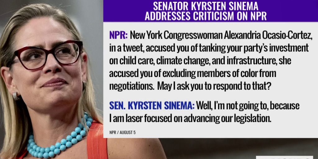 Infrastructure bill negotiations, bipartisanship, and the filibuster as discussed by Sen. Kyrsten Sinema critiqued by Joy Reid - Vimarsana News