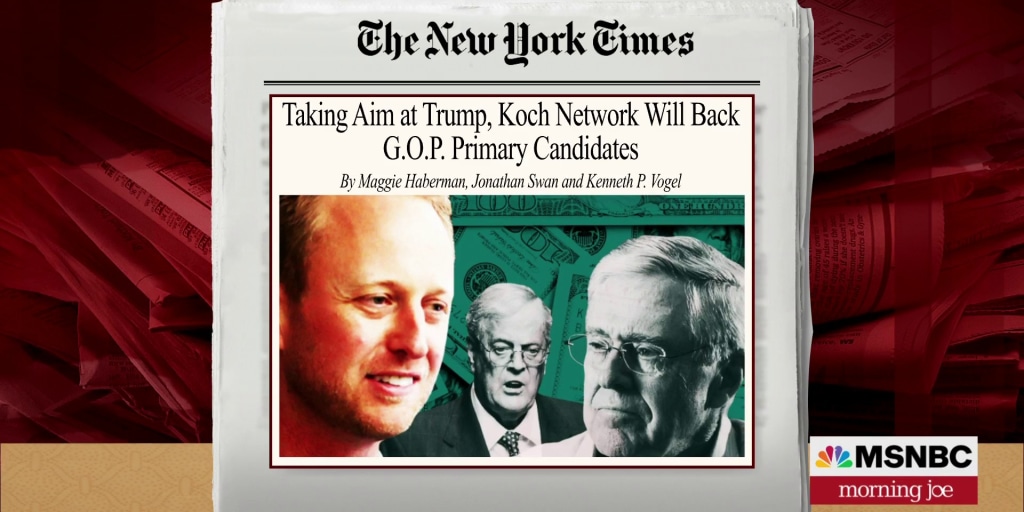 In apparent rebuke to Trump, Kochs look to turn the page - Vimarsana News