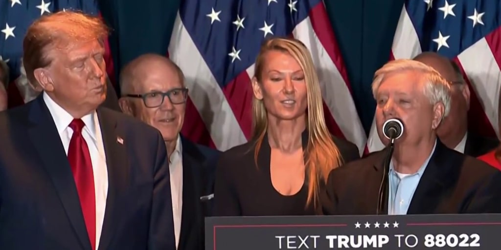 【新品、本物、当店在庫だから安心】 Lindsey Graham gets booed during Trump South Carolina その他