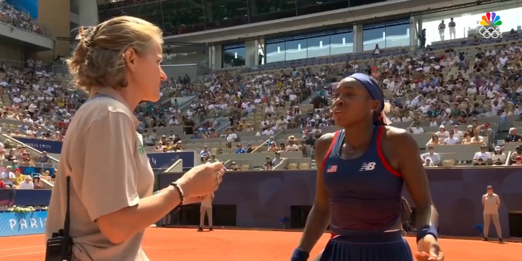 'This isn't fair': Coco Gauff argues with umpire in tennis loss