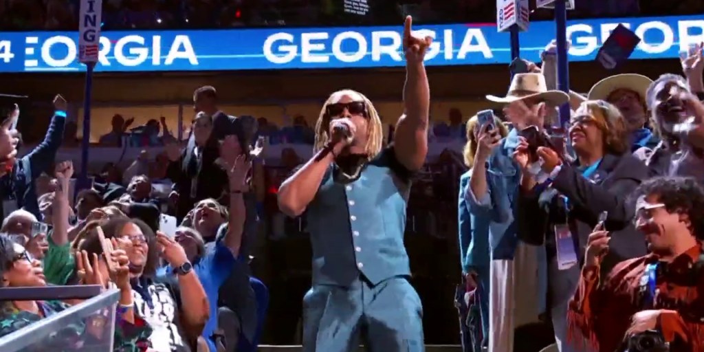 Lil Jon fires up Georgia delegation during DNC's musical roll call