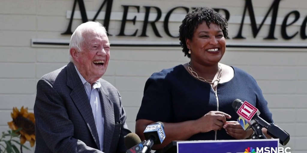 Stacey Abrams honors Jimmy Carter: He ‘remade Democratic politics’