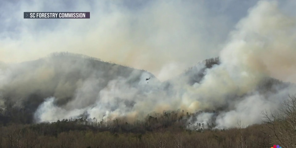 Dangerous Carolina fires