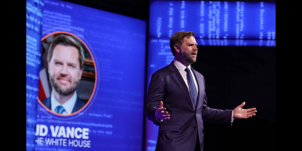 ‘การยอมรับแบบรวม’: JD Vance และบุตรชายของทรัมป์ชูการปรับลดข้อบังคับคริปโตในการประชุม Bitcoin