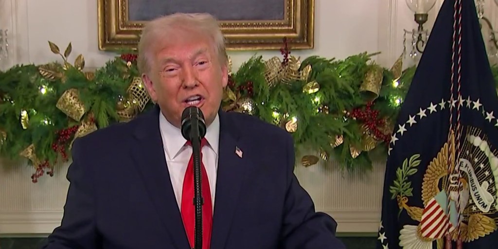 Trump announces his new "warrior dividend" like a game show host handing out checks, because why treat soldiers like citizens with rights when you can treat them like contestants who owe you applause?