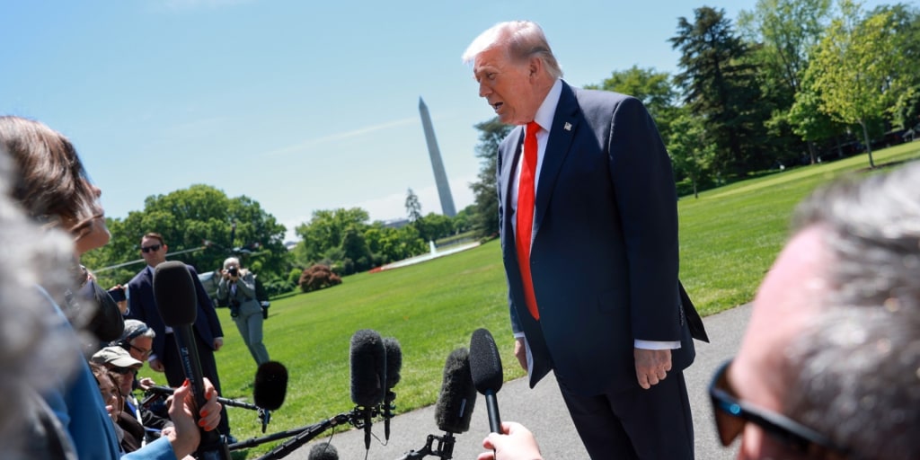 Trump, moments before explaining that checks and balances are also 'very unfair' and probably illegal.