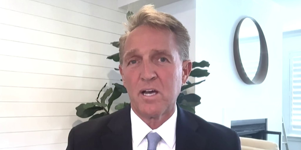 Jeff Flake, live from the Island of Consequence-Free Regret, explaining that Republicans might eventually stop doing the thing they are currently doing nonstop.