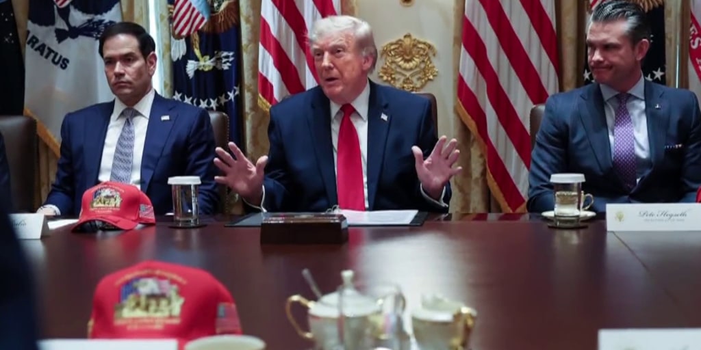 Trump says he’s not thinking about politics during Iran nuclear talks