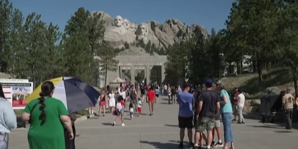 Mount Rushmore prepares for the honor of being a background extra in Trump’s latest episode of ‘This Is About Me Now.’