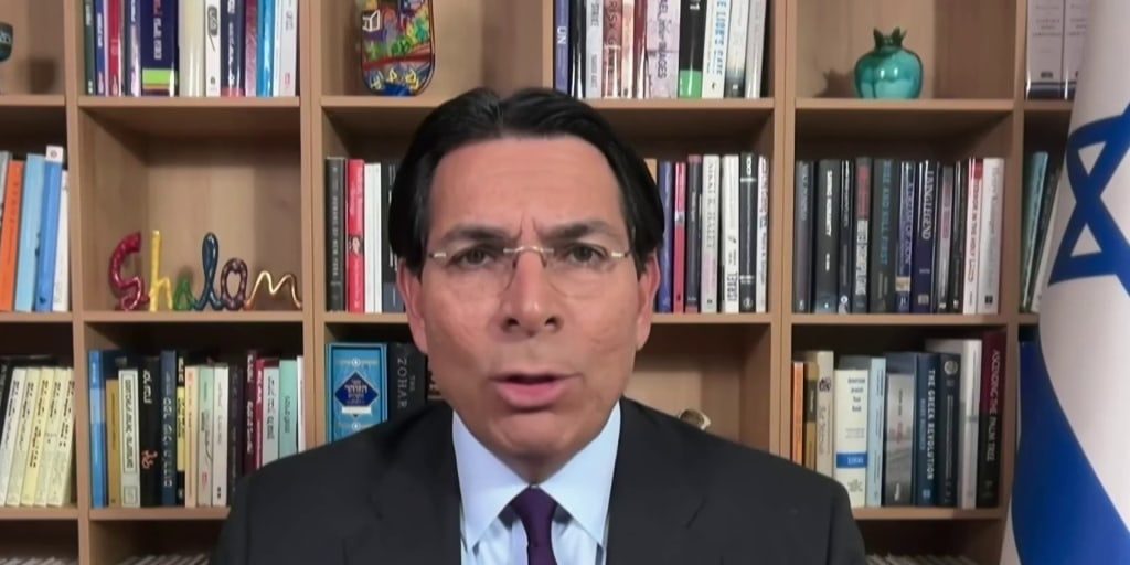 Israeli UN Ambassador Danny Danon explains how peace works: if bombing doesn’t solve it, clearly you just haven’t bombed hard enough.