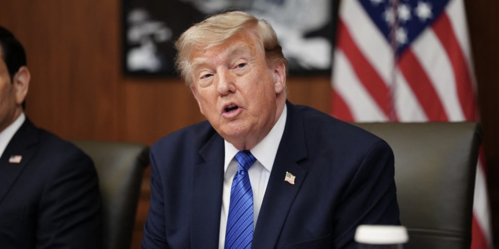 Trump, moments before explaining that the real cybersecurity solution is electing people who compliment him more.