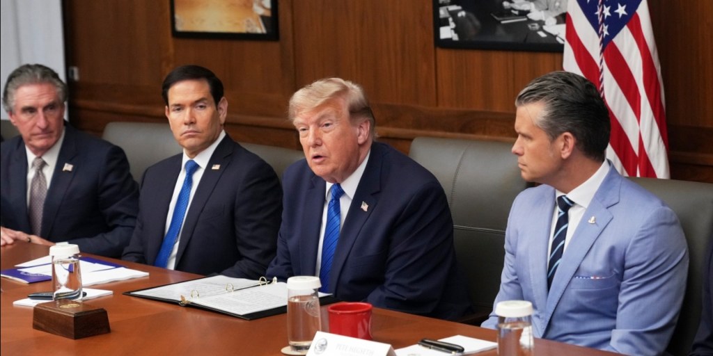 Trump at Camp David explaining that the only true victims of government 'weaponization' are powerful guys facing consequences for once.