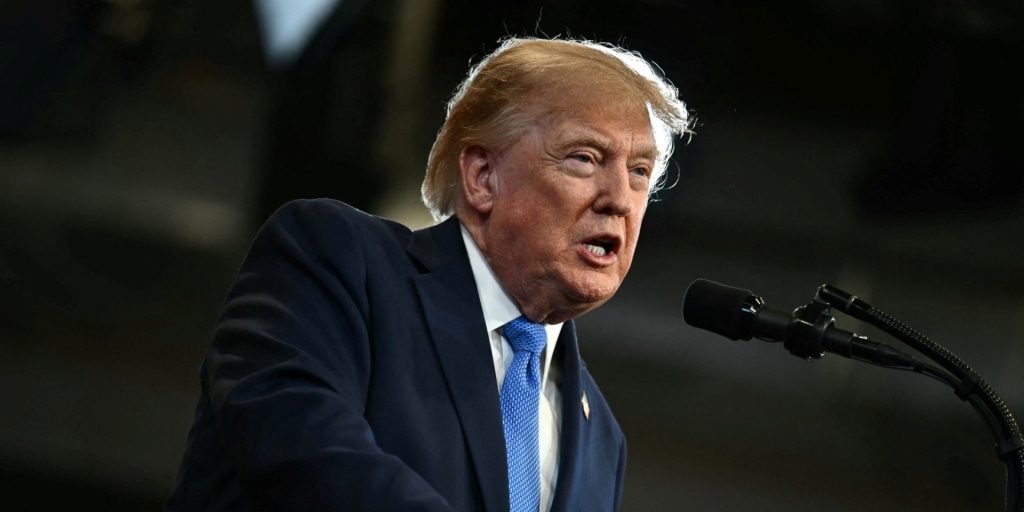 Trump explains to ‘Meet the Press’ that if you squint at the map just right, the Strait of Hormuz clearly spells ‘USA.’