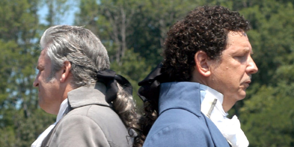 Hamilton Burr kin re enact famous fatal duel
