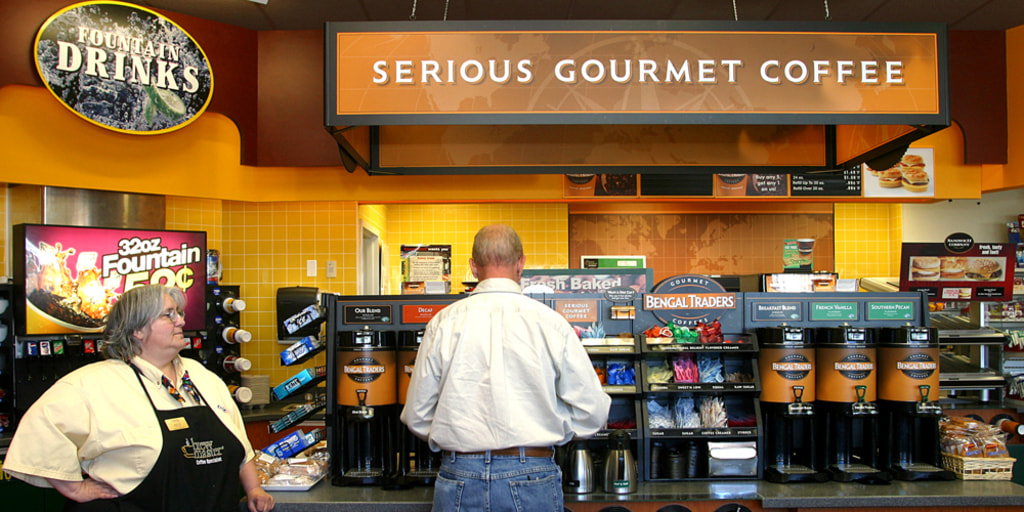Gourmet hot sale coffee store