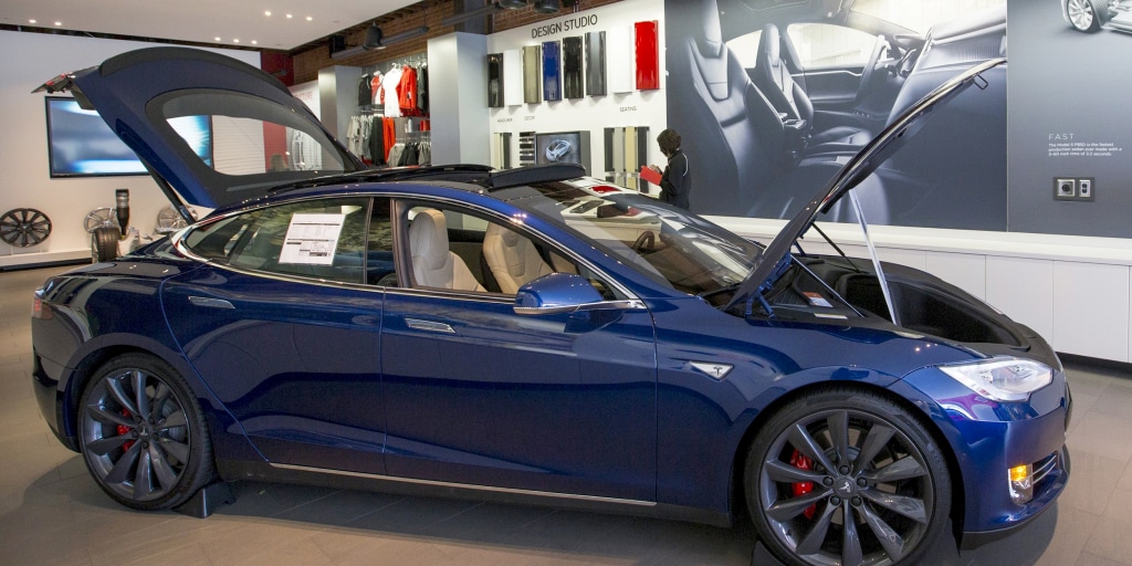 Tesla model store s p85d performance