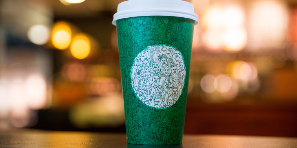 Peace on Earth! The new Starbucks holiday cup could put an end to the 'war  on Christmas' — or not – GeekWire