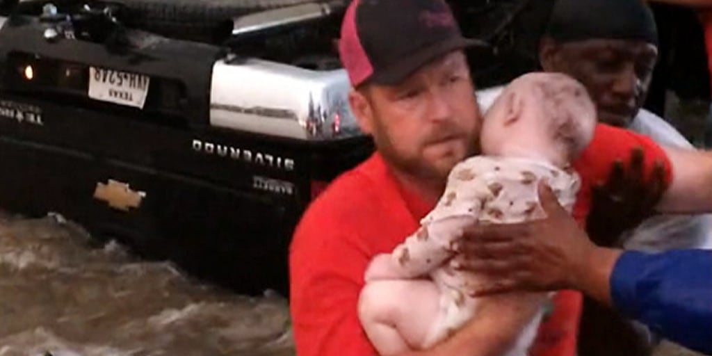 Video Shows Strangers Rescue Babies From Watery Grave in Texas