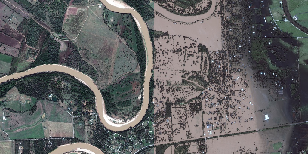 Hurricane Harvey: Dramatic Before-and-After Photos Illustrate