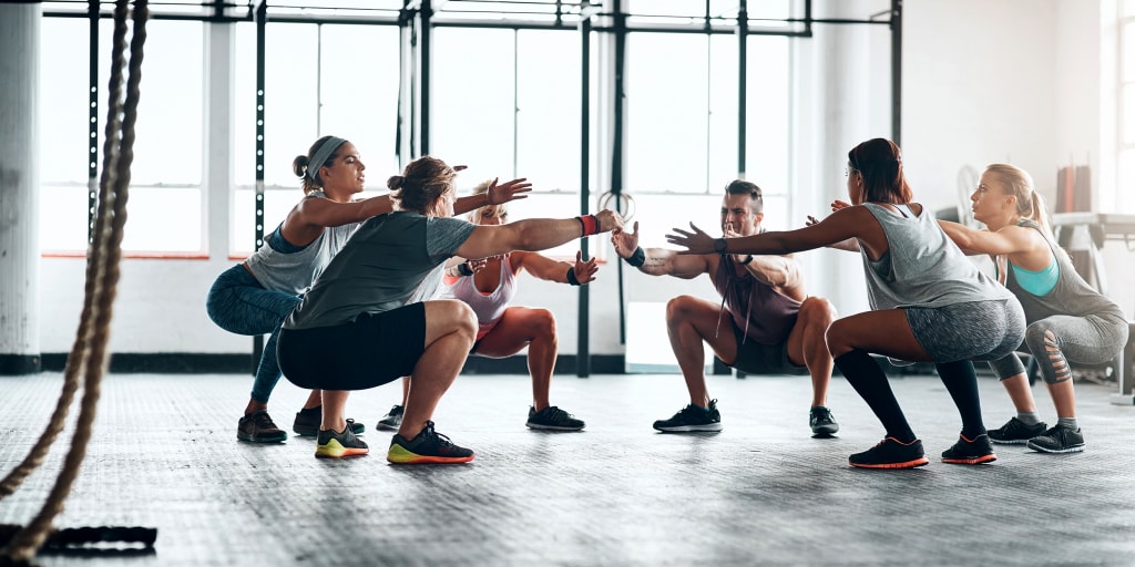 The Health Benefits Of Working Out With A Crowd