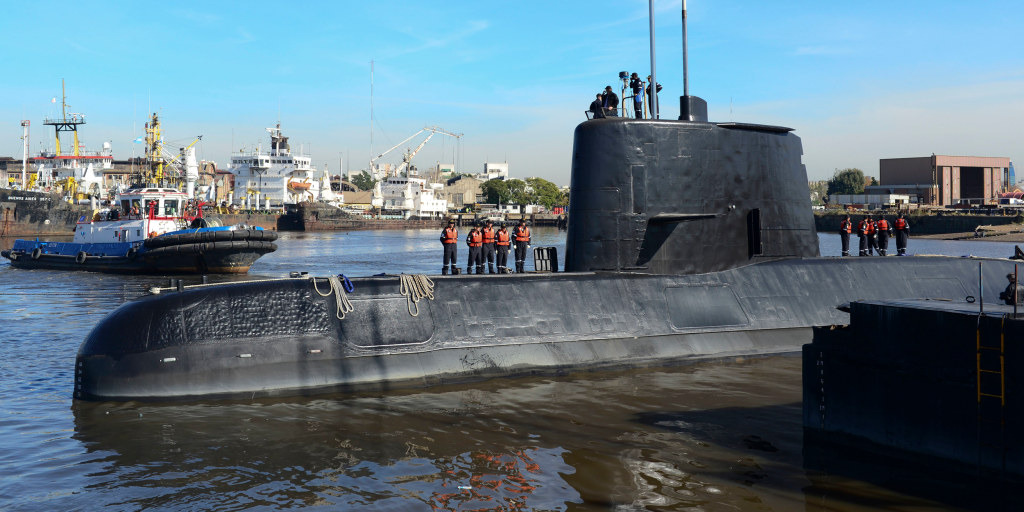 Argentina unsure whether came from missing submarine