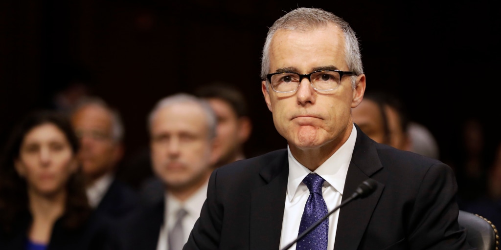 FBI Deputy Director Andrew McCabe stepping down