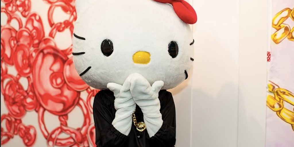 Web design of the official online store of Hello Kitty