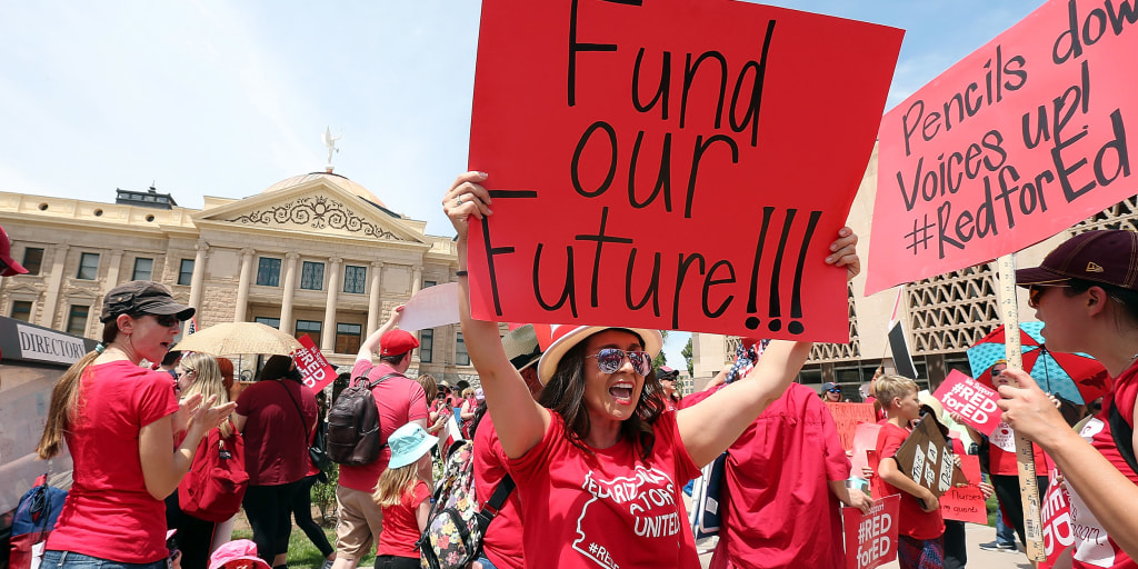 Refored Music Teachers Red For Ed Shirt Walkout Protest Refored Music Teachers Red For Ed Shirt Walkout Protest