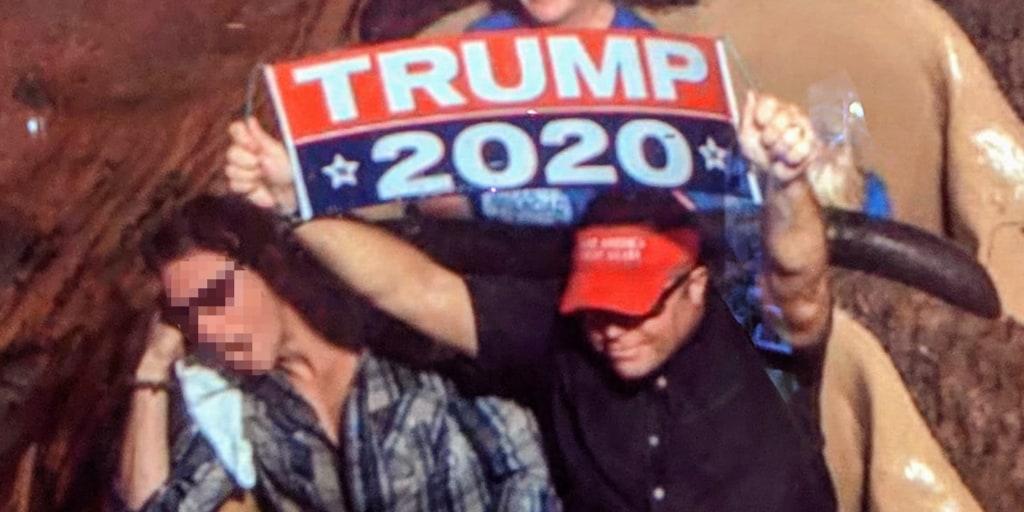 Disney World bans man who held Trump 