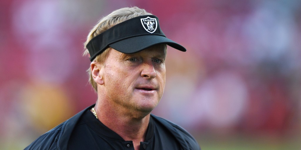 Jon Gruden: NFL condemns 'abhorrent' racial slur Las Vegas Raiders