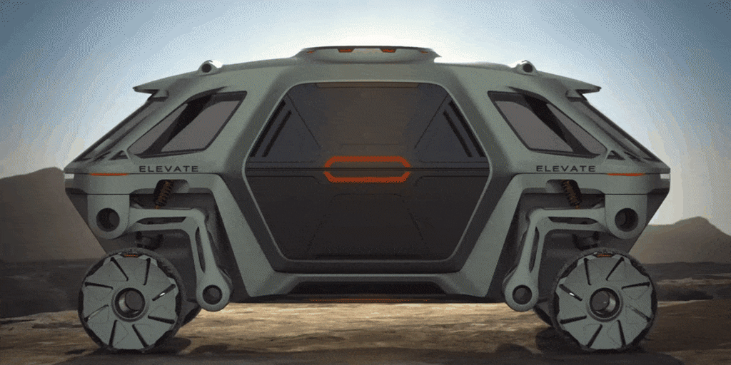 A walking car top