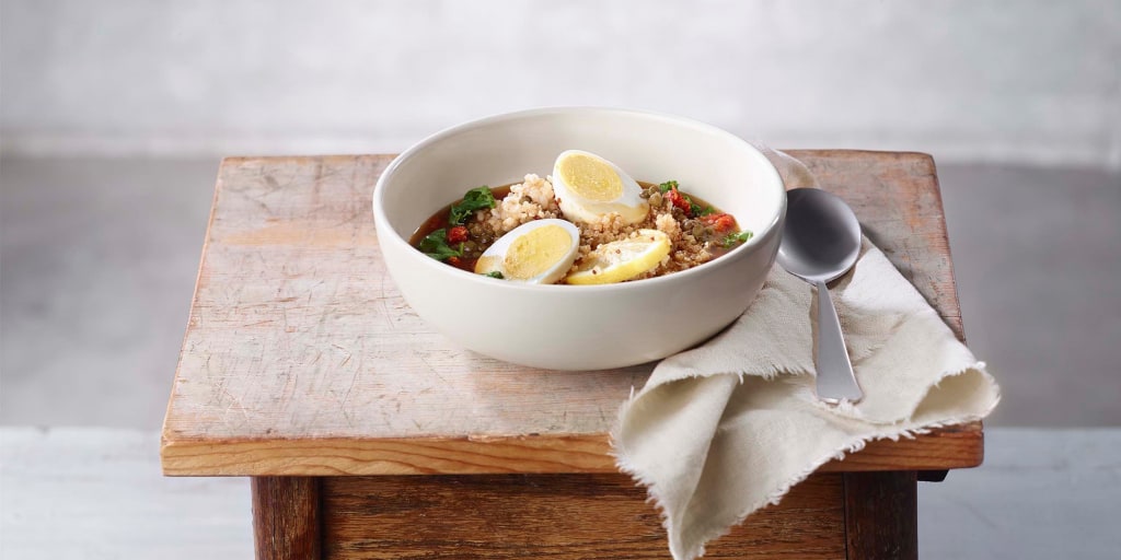 Easy Quinoa Broth Bowl Recipe 2023 AtOnce