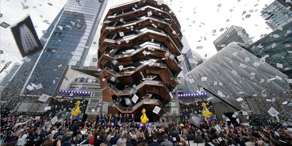 Hudson Yards Officially Opens With a Star-Sudded Bash