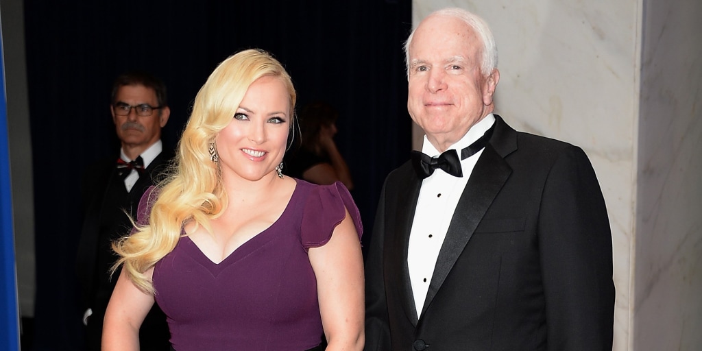 Bizarre new low': Meghan McCain slams Trump for attacking father John McCain