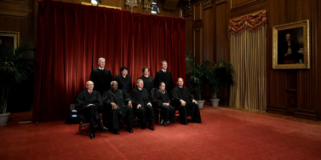 What are the 9 supreme hot sale court justices