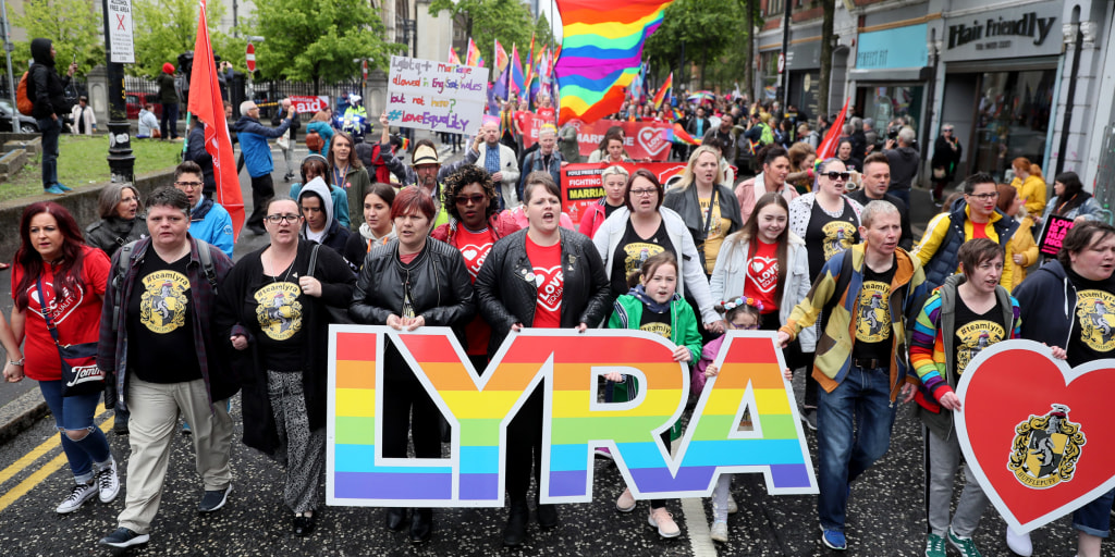 first gay pride parade in belfast