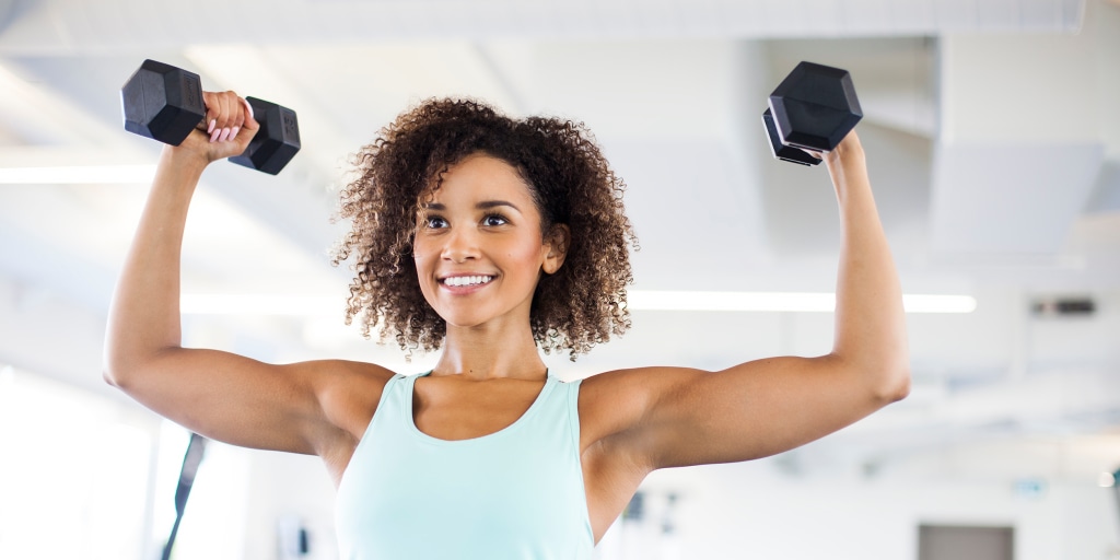 Muscle workout to tone and strengthen: triceps 