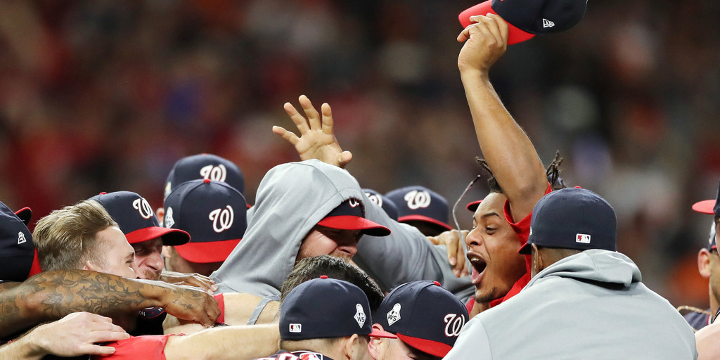 Watch the Washington Nationals celebrate winning the World Series