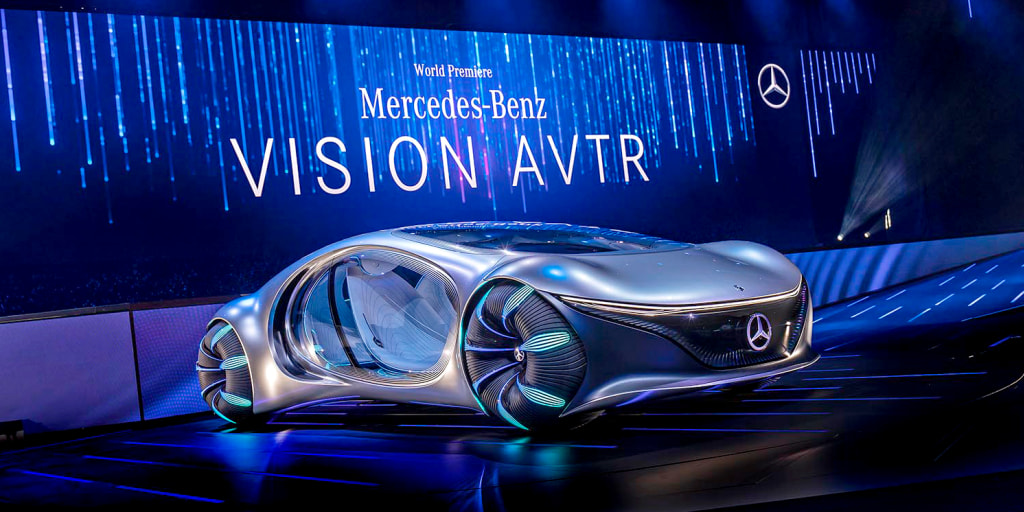 We Drive The MercedesBenz Vision AVTR Before Avatar The Way Of Water  Release