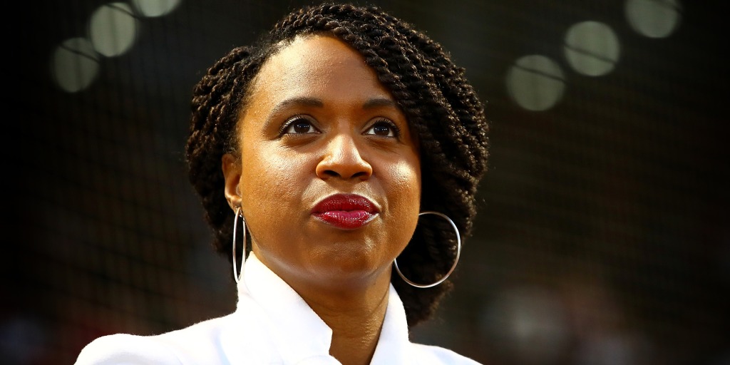 Rep. Ayanna Pressley says she lives with alopecia, reveals herself without  hair - TheGrio