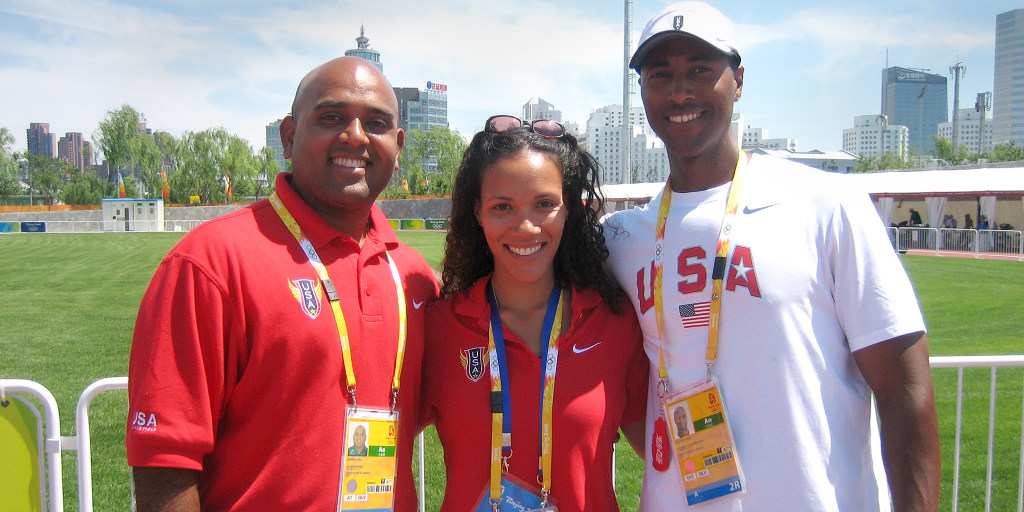 In her work with Olympians Monique Burton paves the way for