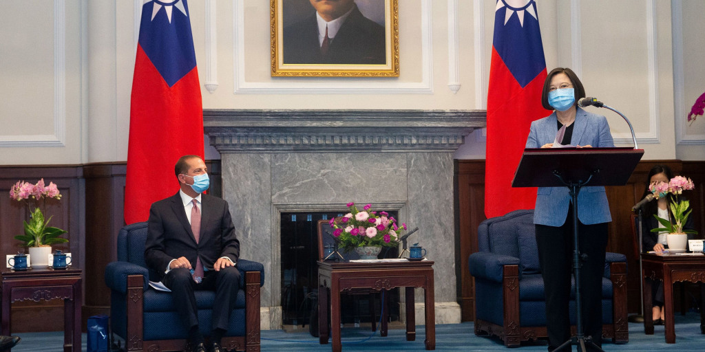 U S Health Chief Praises Taiwan During Highest Level Visit In Decades