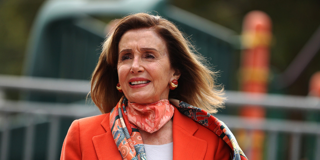 It was a setup Pelosi snips at salon that publicized her rule