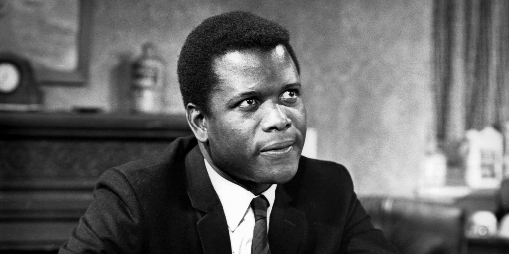 The first Black male to play a detective Sidney Poitier: In the