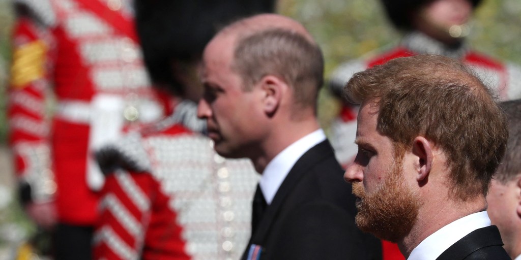 Harry and William together again a tonic for Brits mourning Prince Philip