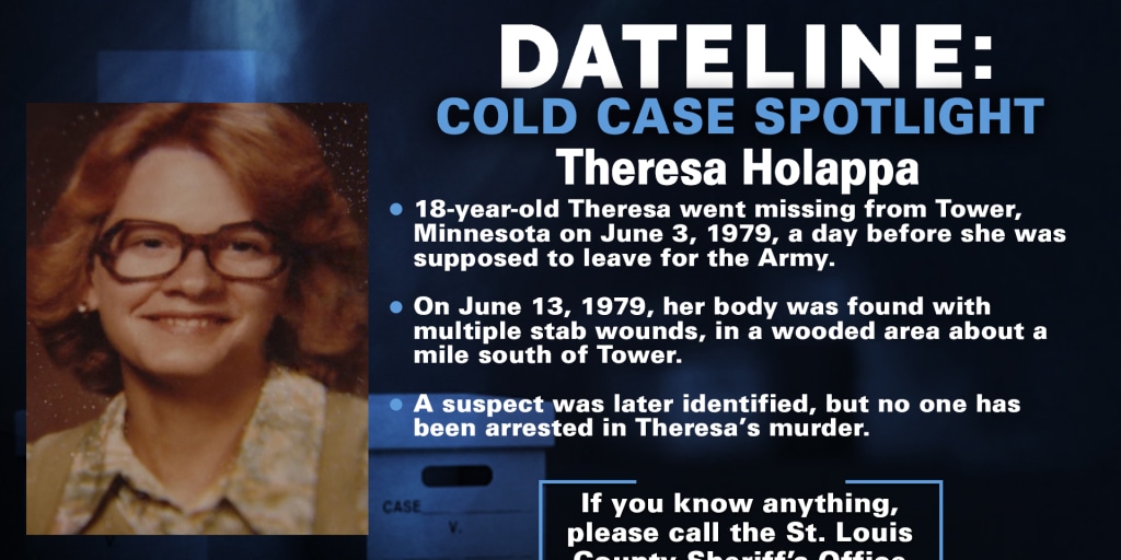 Family says they just want peace, closure more than four decades after  Theresa Holappa was murdered in 1979