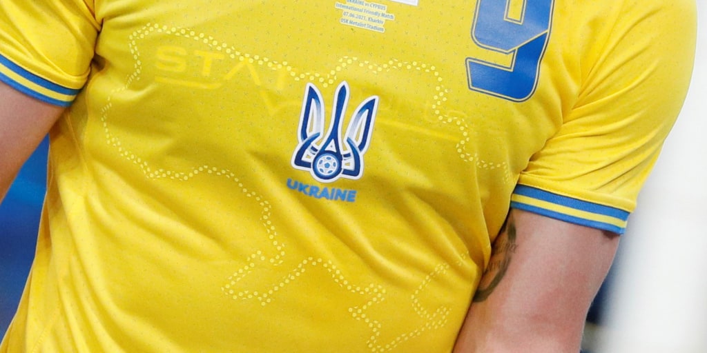 Ukraine hotsell soccer jersey