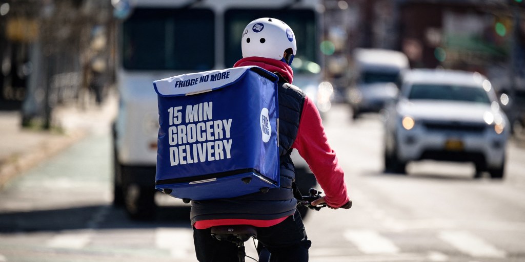 Grocery delivery, once a luxury, is becoming a mainstay of American life