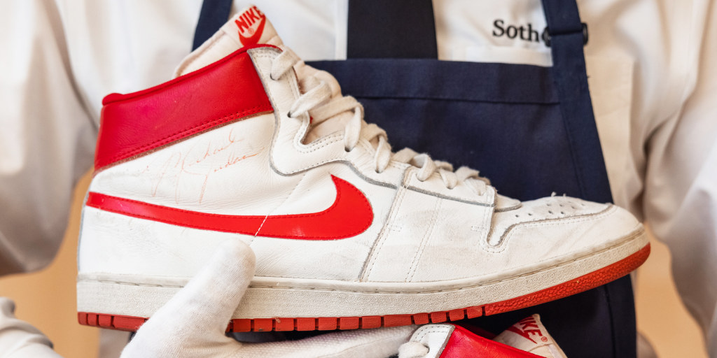 Michael Jordan's 1984 Nike Air Ships sell for record at Sotheby's